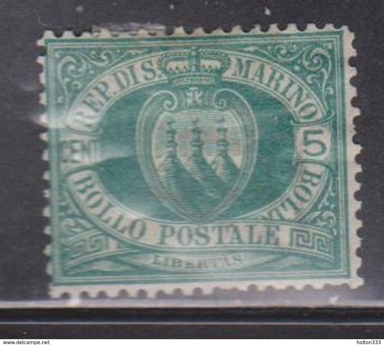 SAN MARINO Scott # 6 MH - Unused Stamps