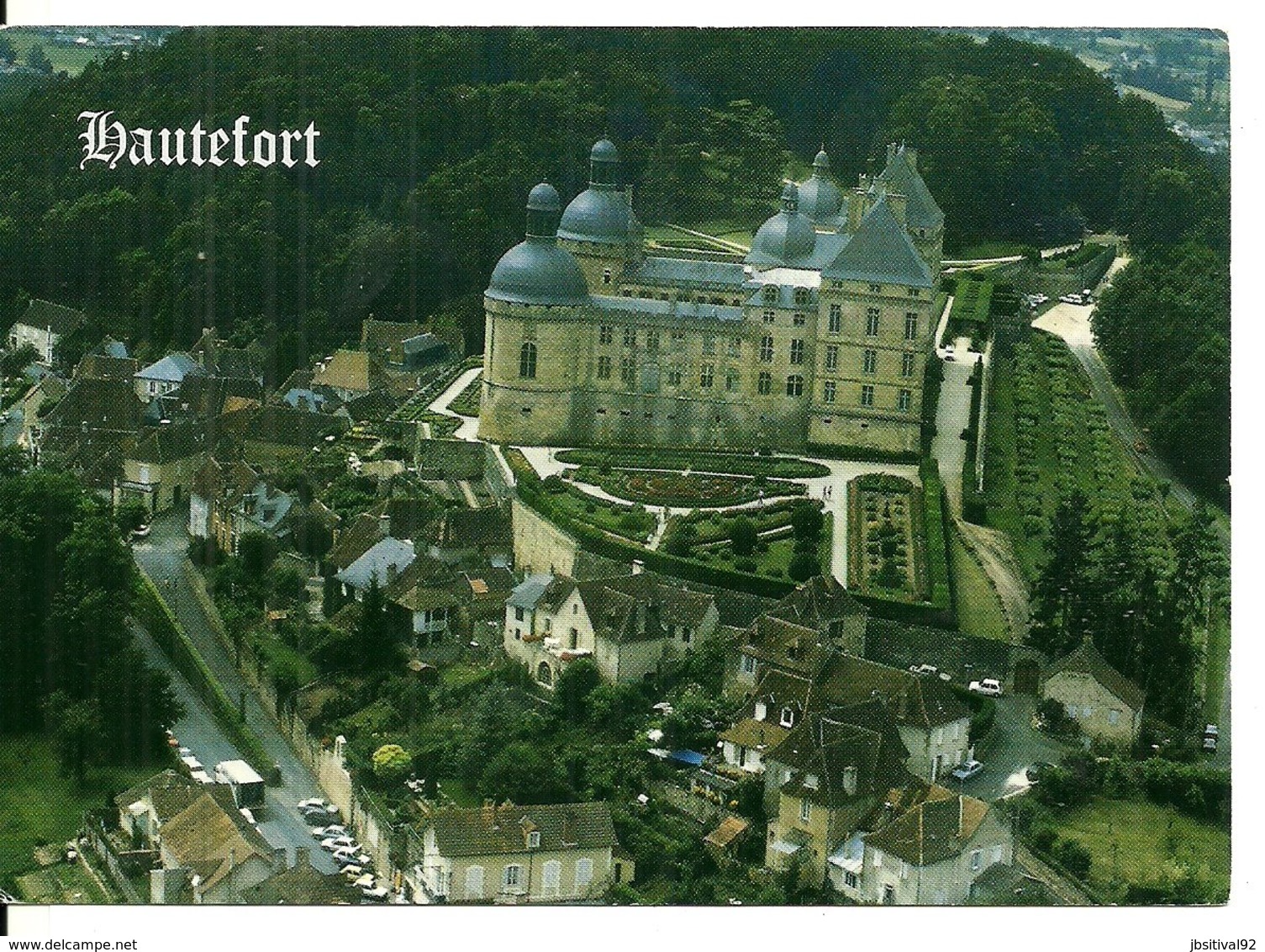 24  Château De HAUTEFORT La France Vue Du Ciel    Vue Aérienne - Sonstige & Ohne Zuordnung