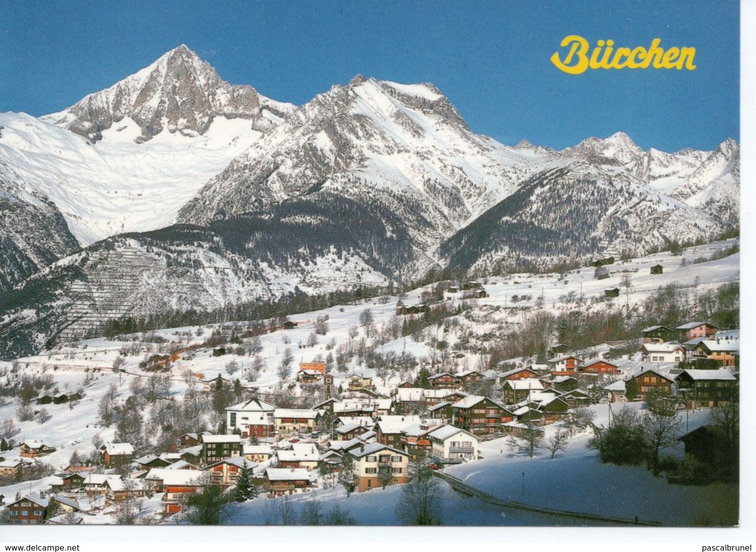 BURCHEN IM WALLIS MIT BIETSCHORN - Bürchen