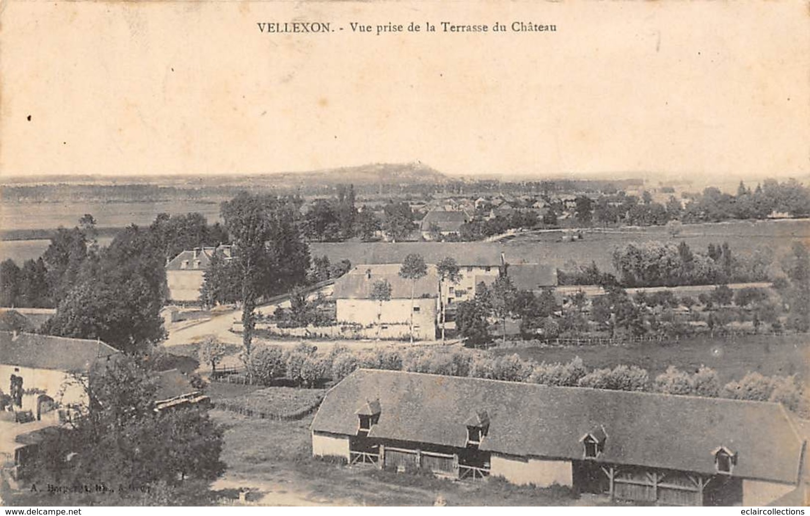 Vellexon       70         Vue Prise De La Terrasse Du Château             (voir Scan) - Otros & Sin Clasificación