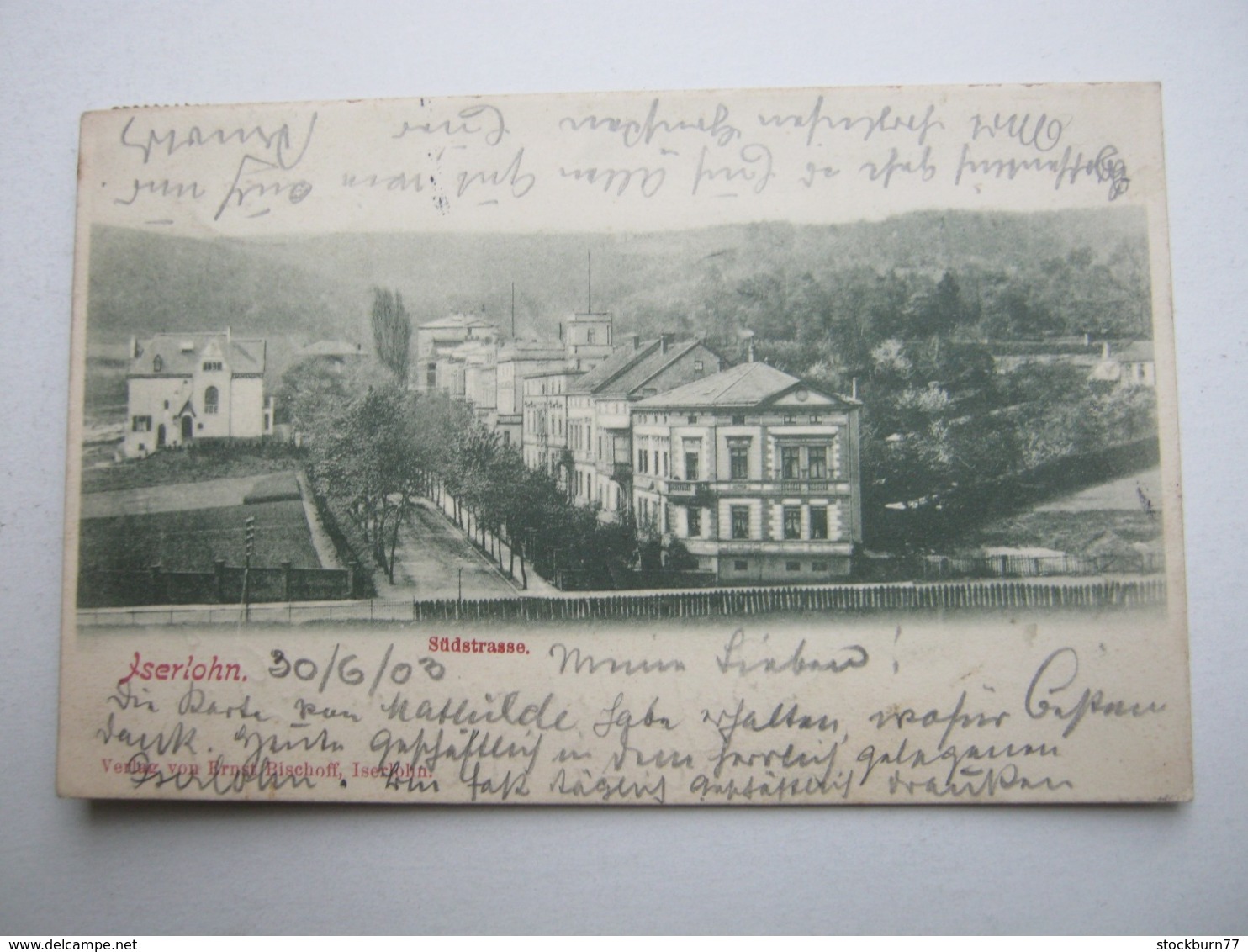 ISERLOHN ,Schöne Karte Um 1903 - Iserlohn