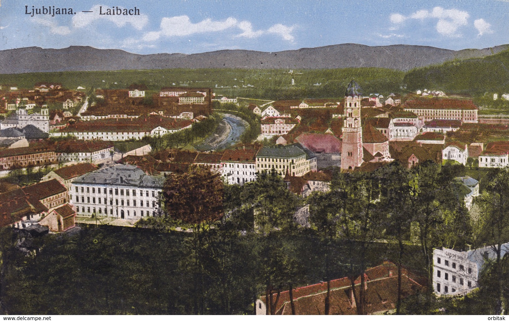 Ljubljana (Laibach) * Park, Stadtteil * Slowenien * AK1719 - Slovenië