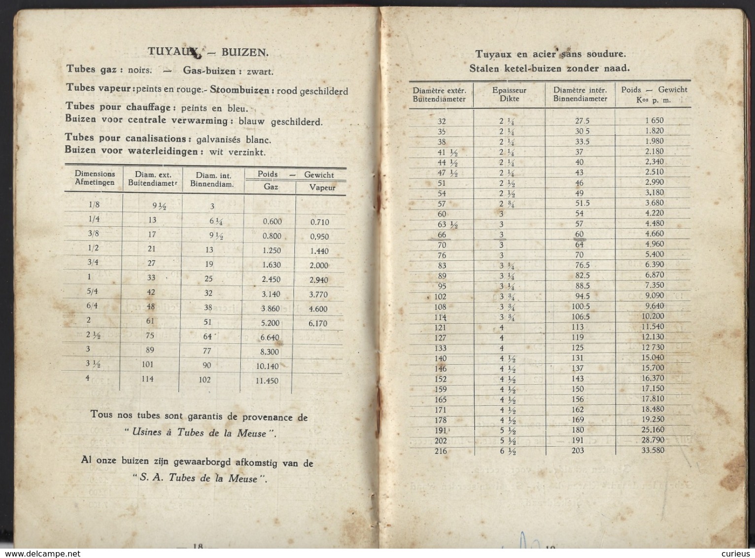 CATALOGUS * BUYSSCHAERT FRERES * KORTRIJK * 1939 * POUTRELLES * IJZER BUIZEN * KRANEN * 36 PP * 22 X 13.5 CM * ZIE SCANS - Matériel Et Accessoires