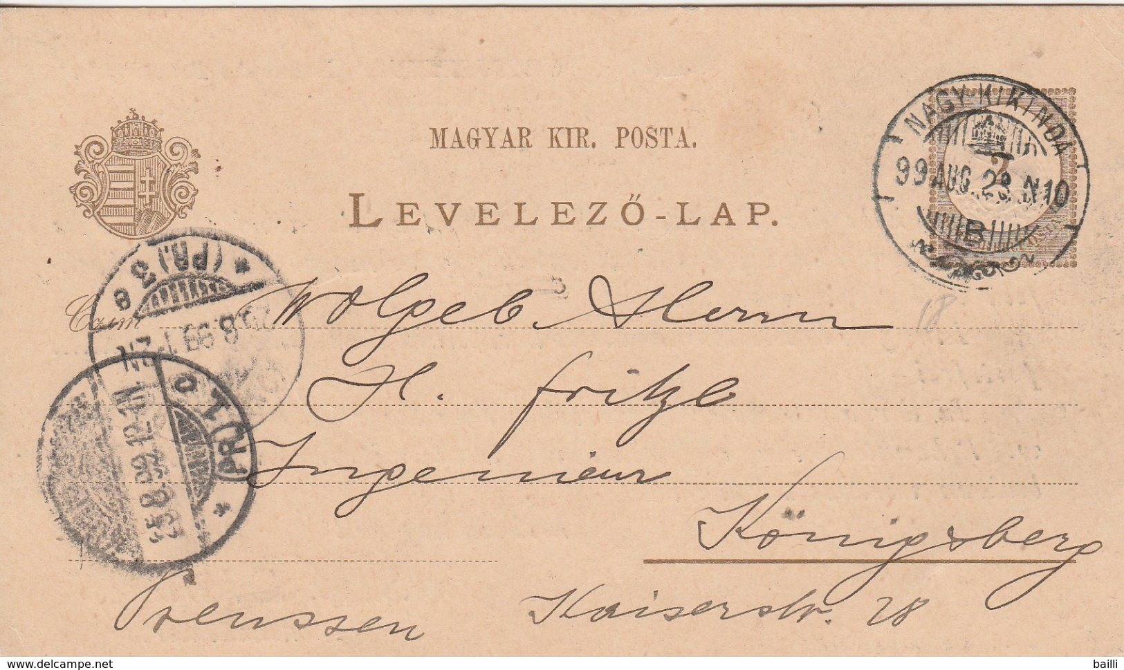 Hongrie Entier Postal Privé Pour L'Allemagne Thème Abeille - Entiers Postaux