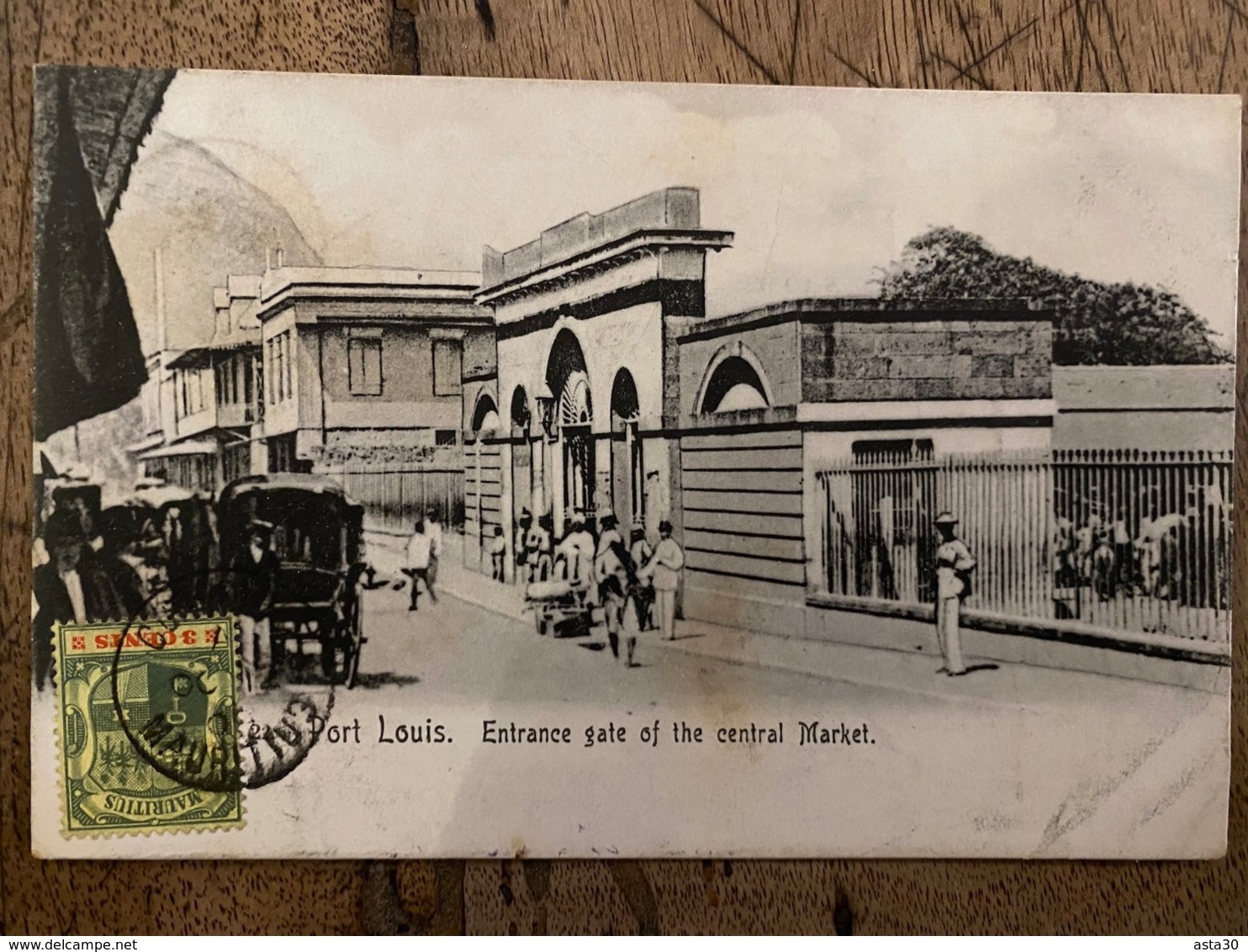 MAURICE : PORT LOUIS : Entrance Gate Of The Central Market .................... OD-4541 - Maurice