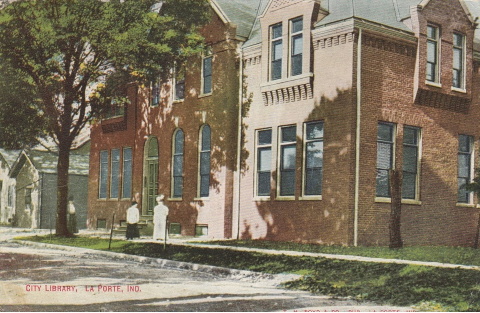 Library : LA PORTE , Indiana , 00-10s - Biblioteche