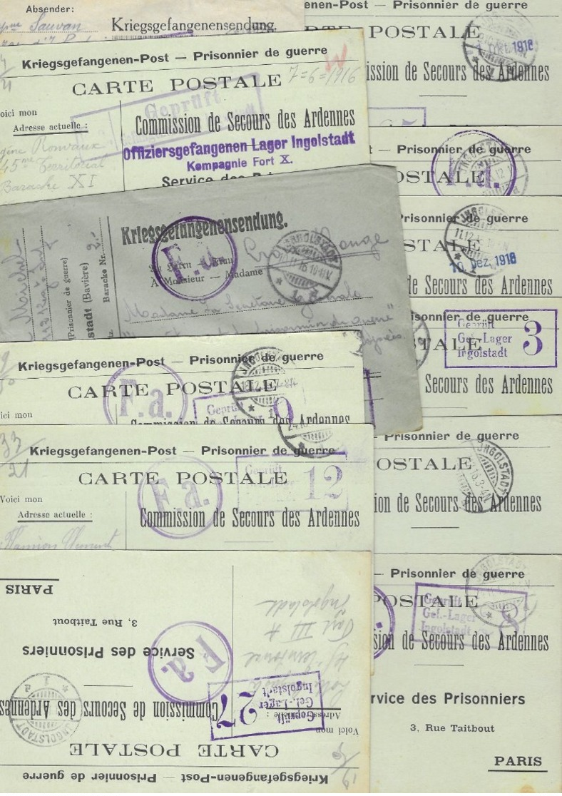 Lot Réservé      12 Documents  Vente Privée - 1. Weltkrieg 1914-1918