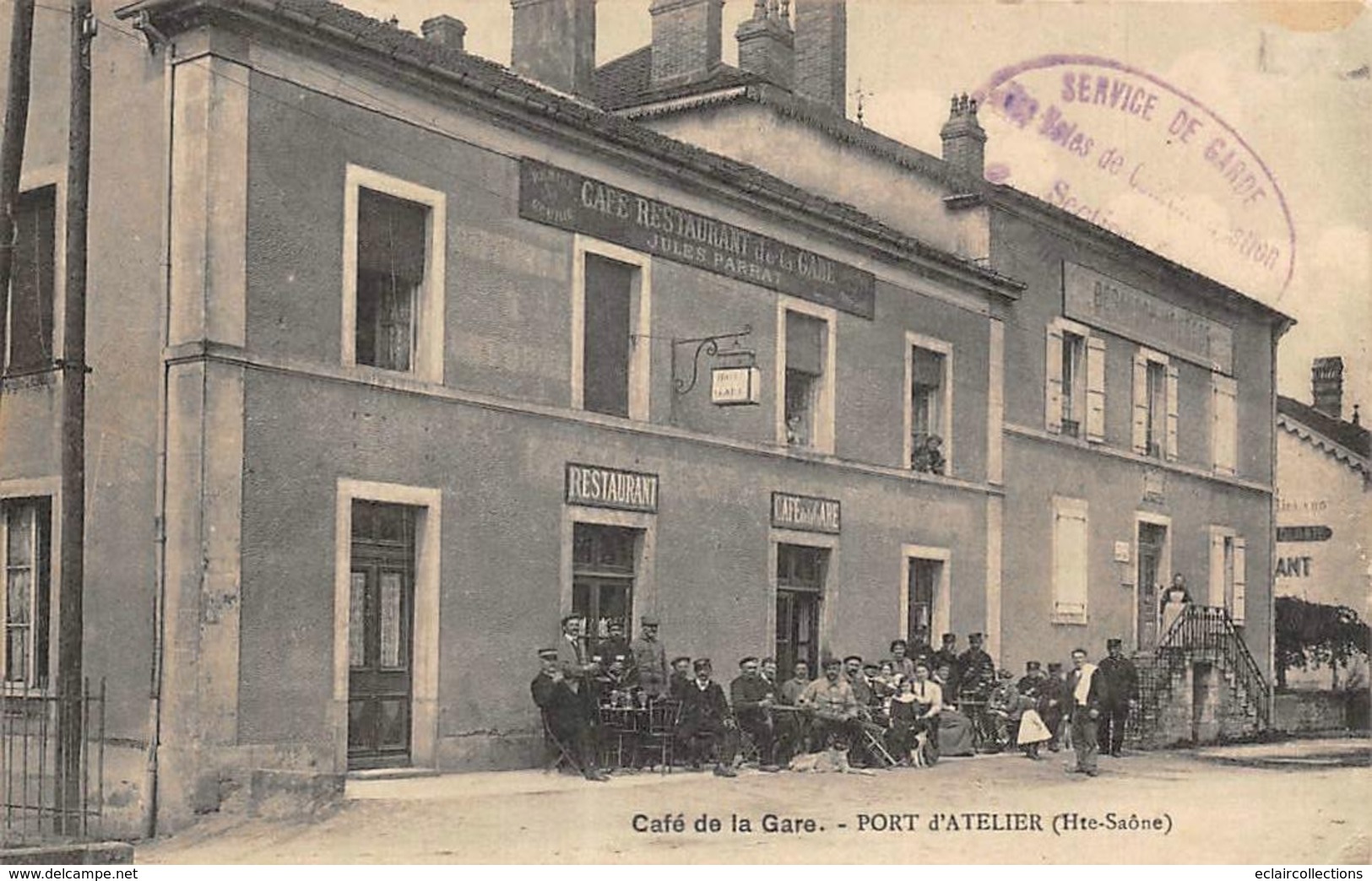 Port D'Atelier        70       Café De La Gare          (voir Scan) - Otros & Sin Clasificación