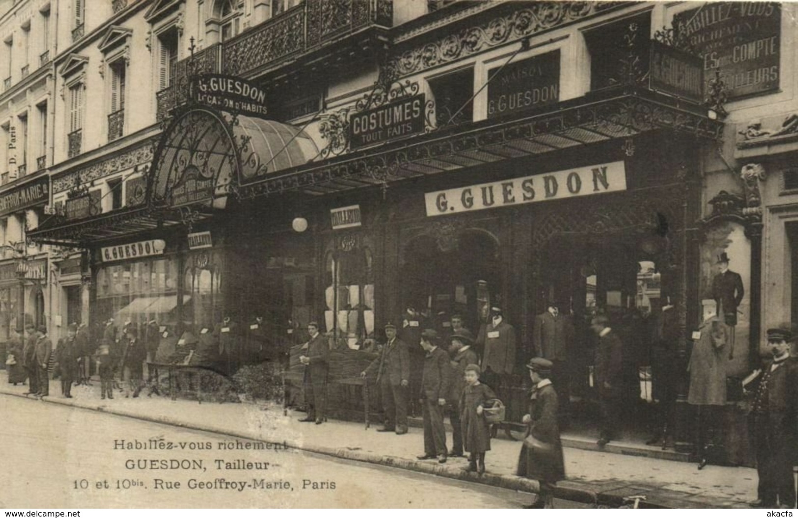 CPA Paris 5e (Dep. 75) - Habillez-vous Richement. GOUSDON, Tailleur (64931) - District 05