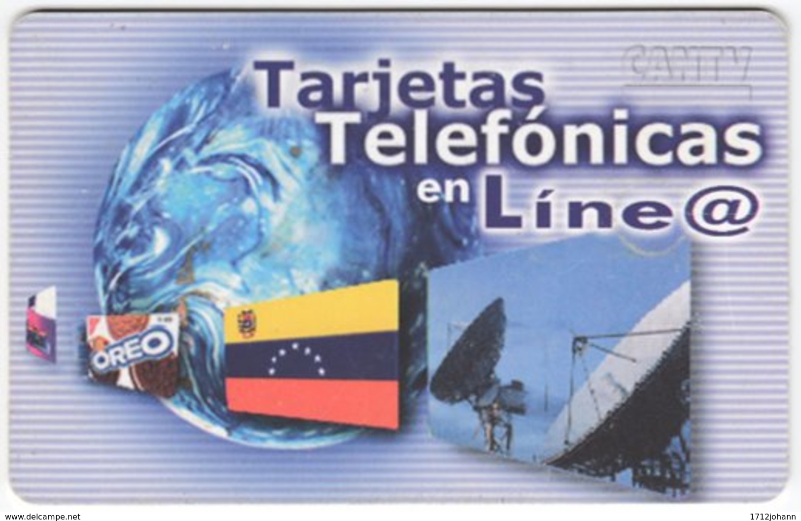 VENEZUELA B-398 Chip CanTV - Flag Of Venezuela, Communication, Satellite Dish - Used - Venezuela