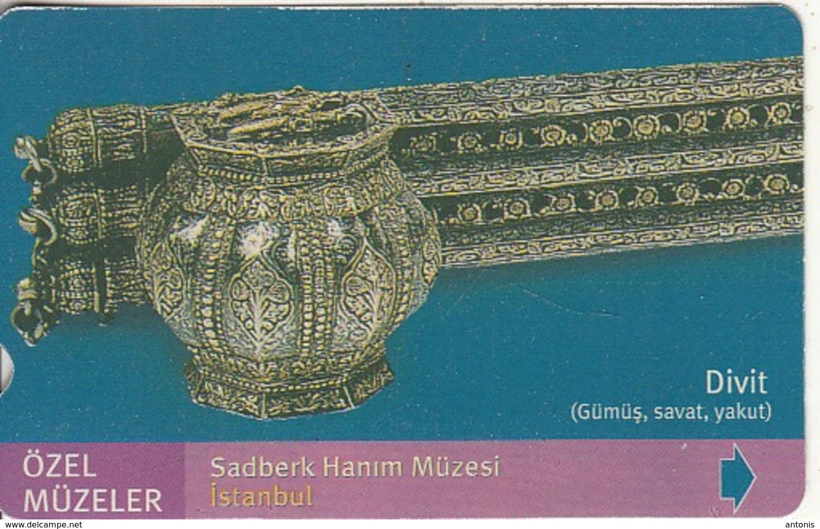 TURKEY - Ozel Muzeler, Sadberk Hanim Muzesi/Istanbul(30 Units), 05/02, Used - Turquia