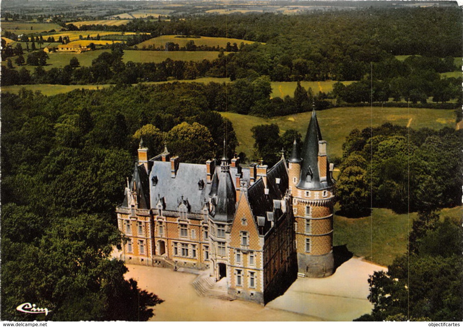 LE DONJON Vue Aerienne Chateau De Contresol 6(scan Recto-verso) MA1636 - Andere & Zonder Classificatie