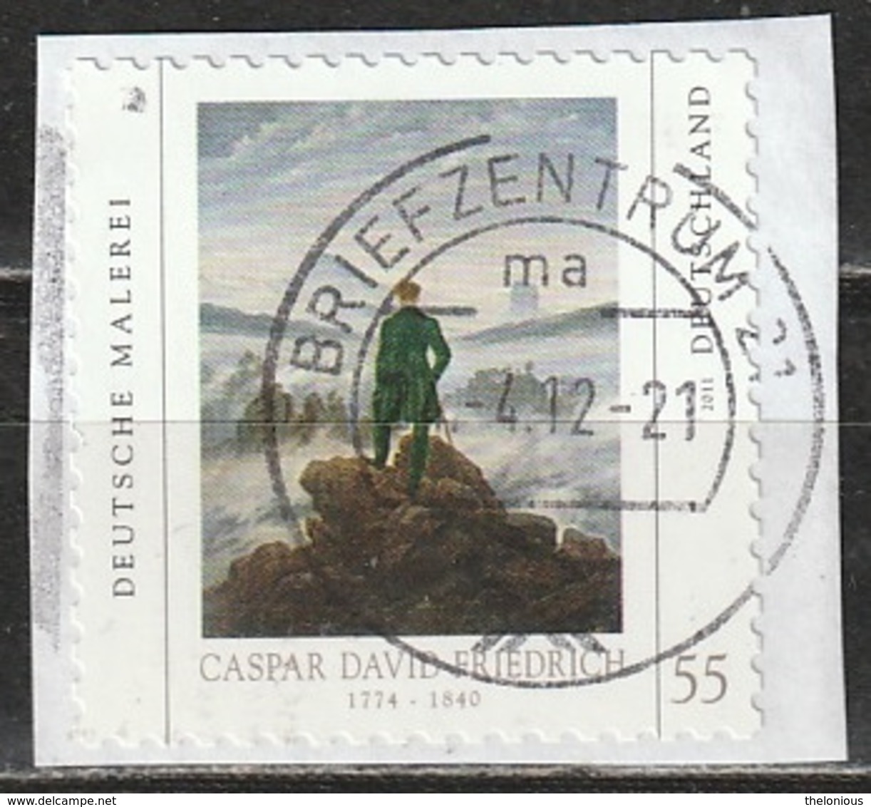 # BRIEFZENTRUM 21 Ma - 24-4-12 - 21 - Mi N. 2869 CASPAR DAVID FRIEDRICH - Altri & Non Classificati