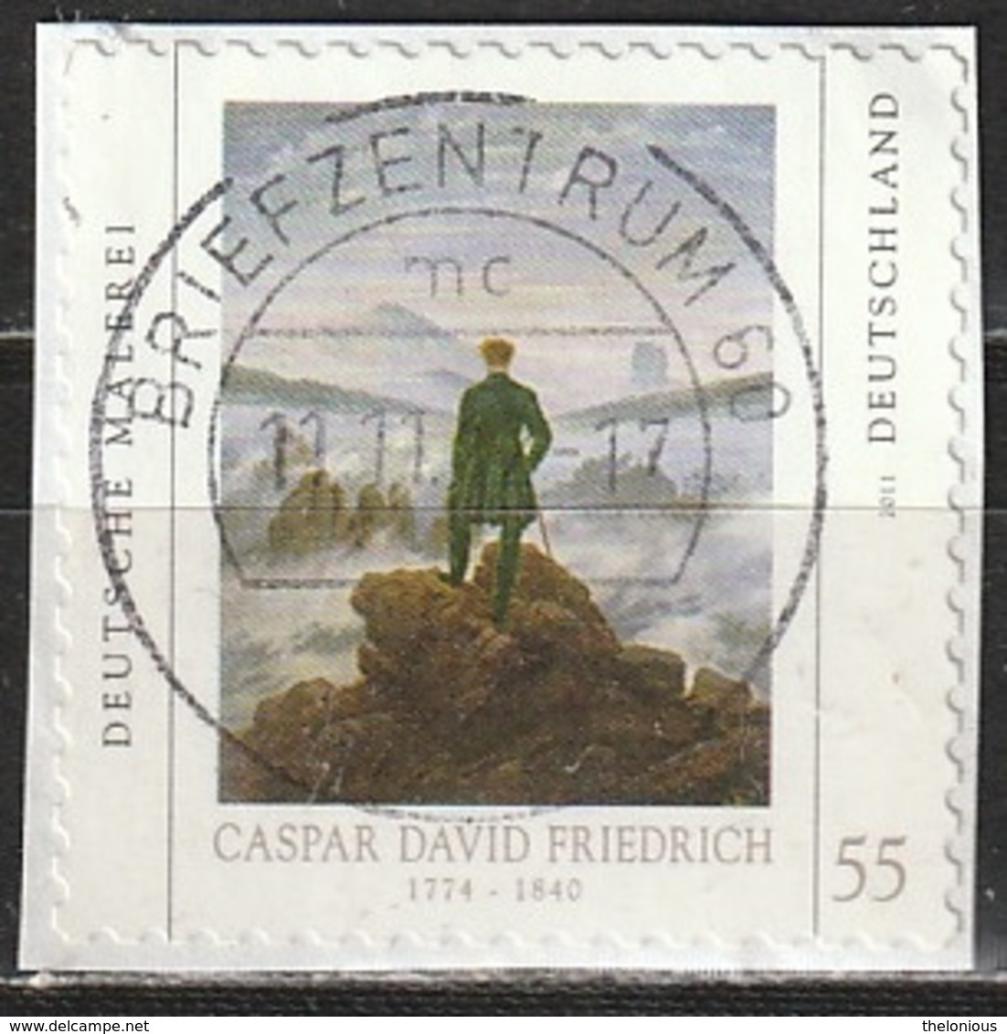 # BRIEFZENTRUM 60 Mc - 11-11-12 - 17 - Mi N. 2869 CASPAR DAVID FRIEDRICH - Other & Unclassified