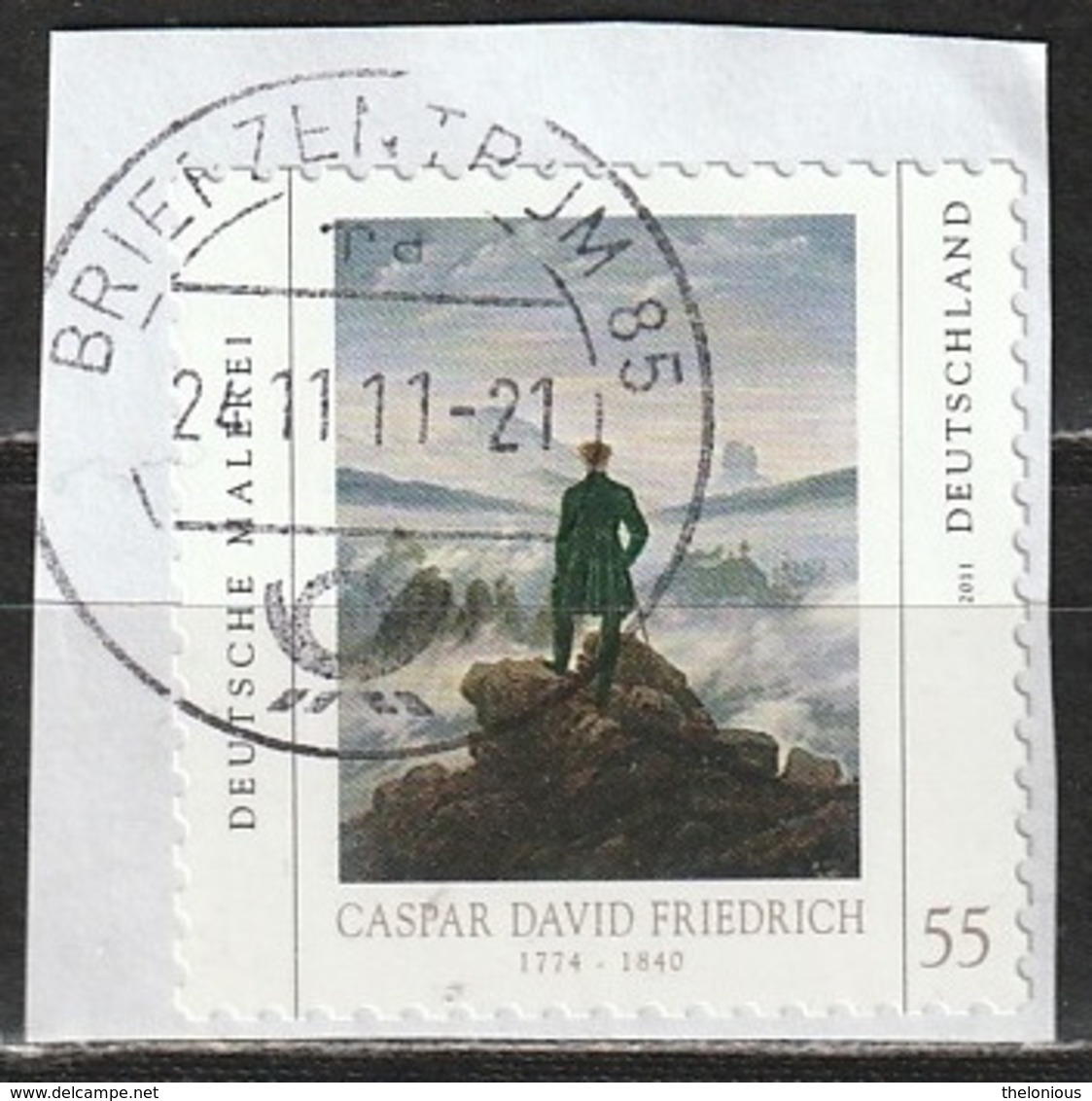 # BRIEFZENTRUM 85 Md - 24-11-11 - 21 - Mi N. 2869 CASPAR DAVID FRIEDRICH - Andere & Zonder Classificatie