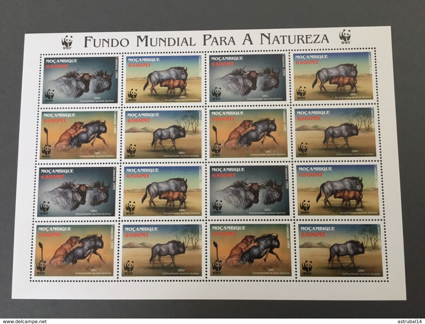 Lot de 20 feuillets et blocs WWF MNH neufs 1988-2009