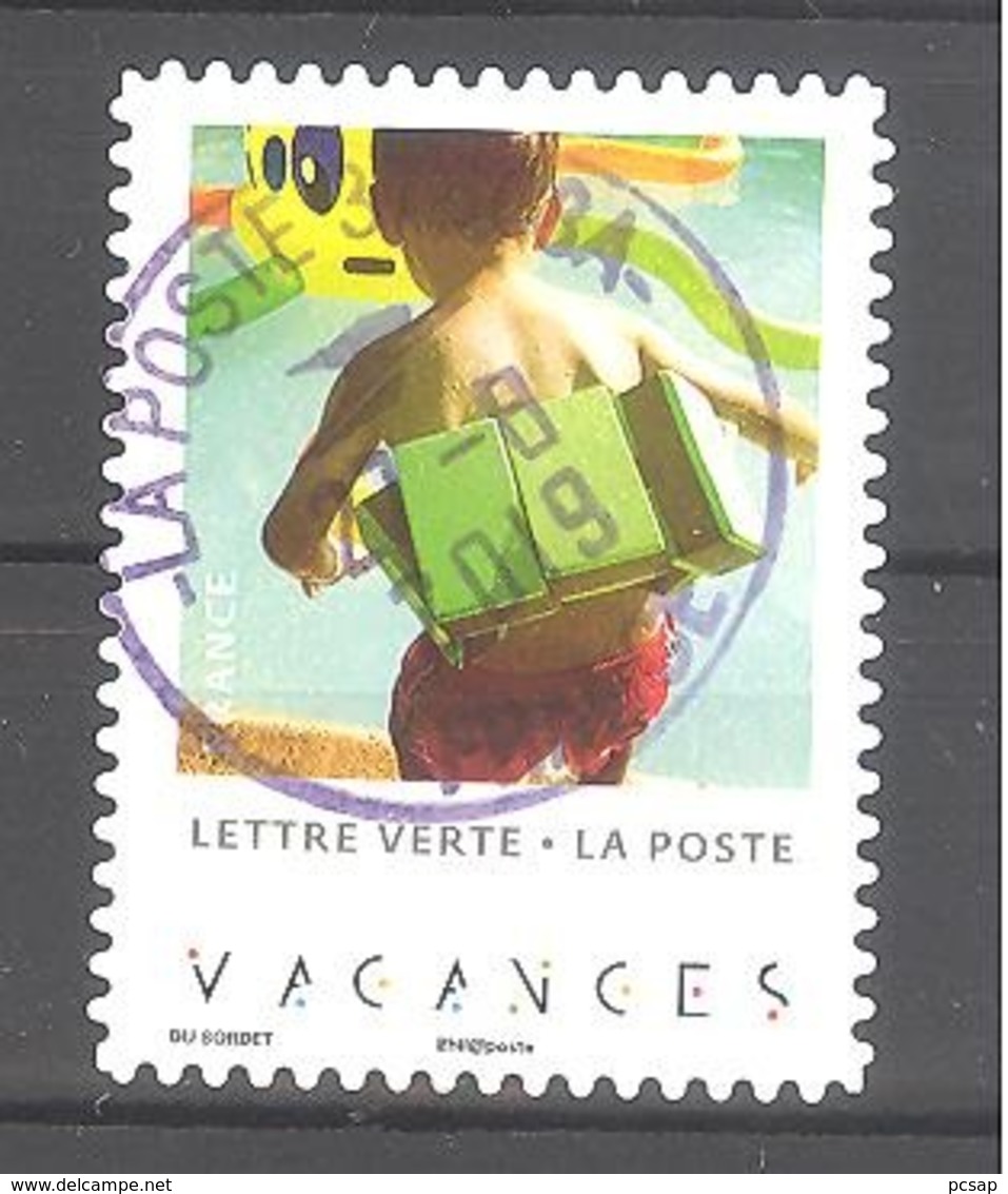 France Autoadhésif Oblitéré (n°7 : Vacances 2019) (cachet Rond) - Gebraucht