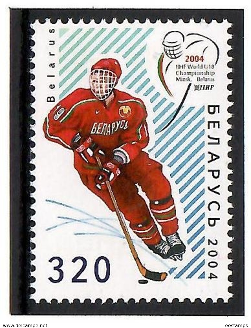 Belarus 2004  . Ice Hockey. 1v: 320 .  Michel #  542 - Bielorussia