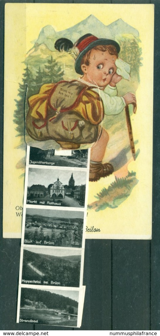 Allemagne  1957 - Carte Postale "Gruss Aus Brilon" - Brilon