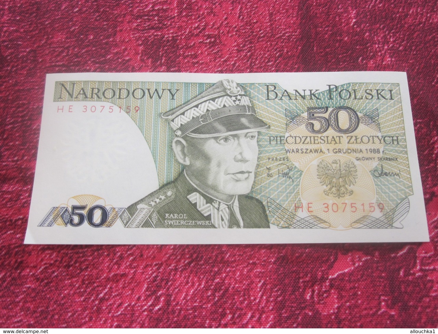 Billet De Banque Poland Banknote 50 Piecdziesiat Zlotych Narodowy Bank Polski 88 POLOGNE - Pologne