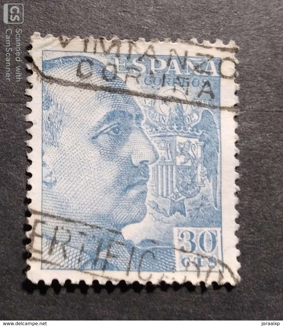 Edifil 1049.Franco 1949-53. Matasello Certificado De Vimianzo  ( Coruña). - Usados