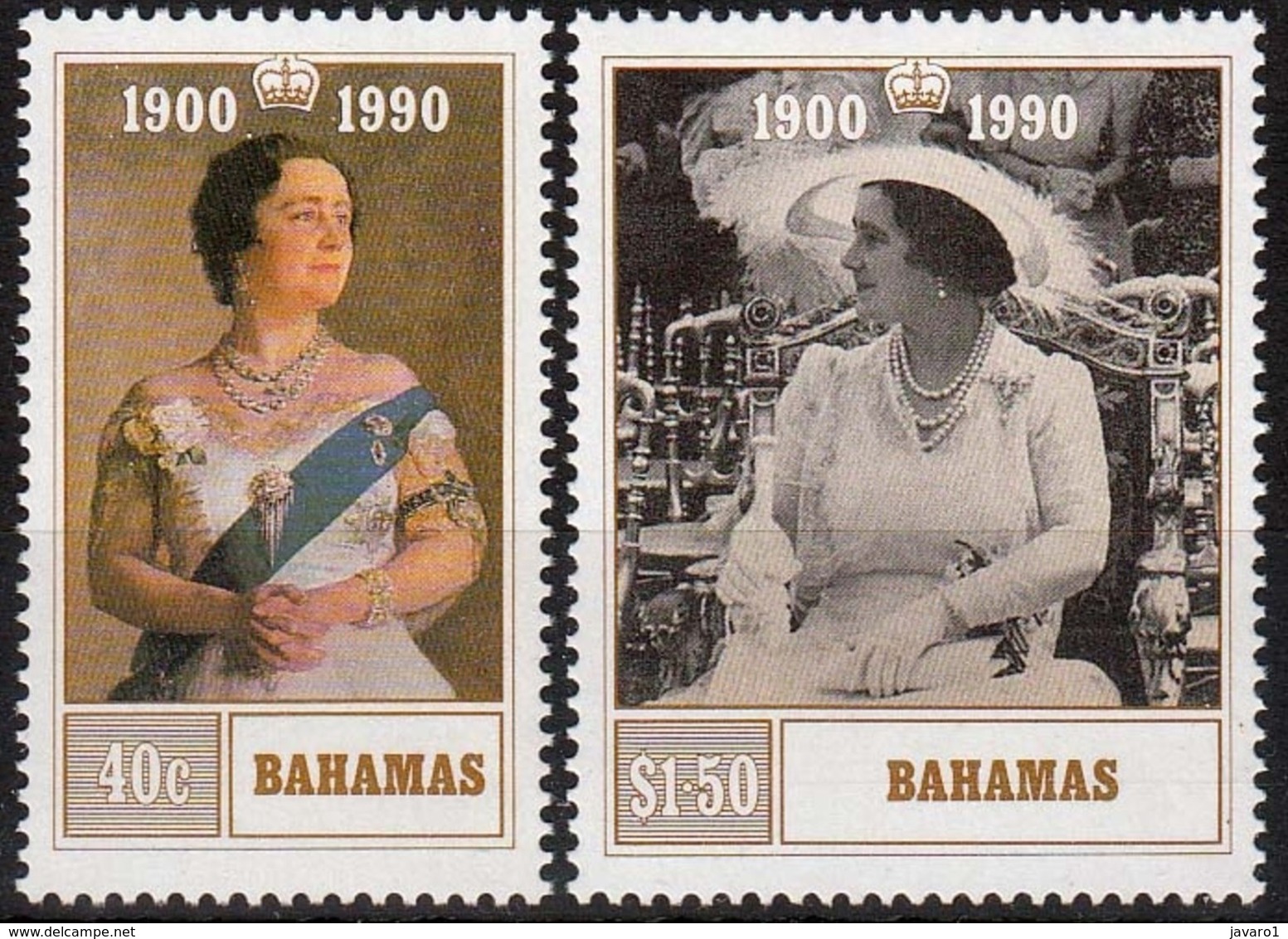 BAHAMAS : Queen   (set Of 2 Stamps)    MNH - Bahamas (1973-...)