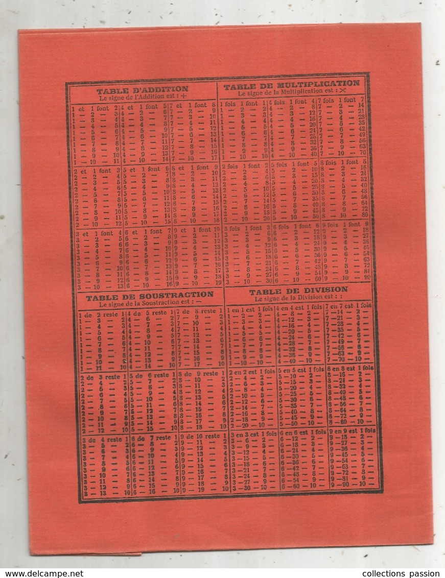 JC , Protége Cahier , Les Presses Du Massif Central ,GUERET ,orange, 2 Scans , Frais Fr 1.95 E - Coberturas De Libros