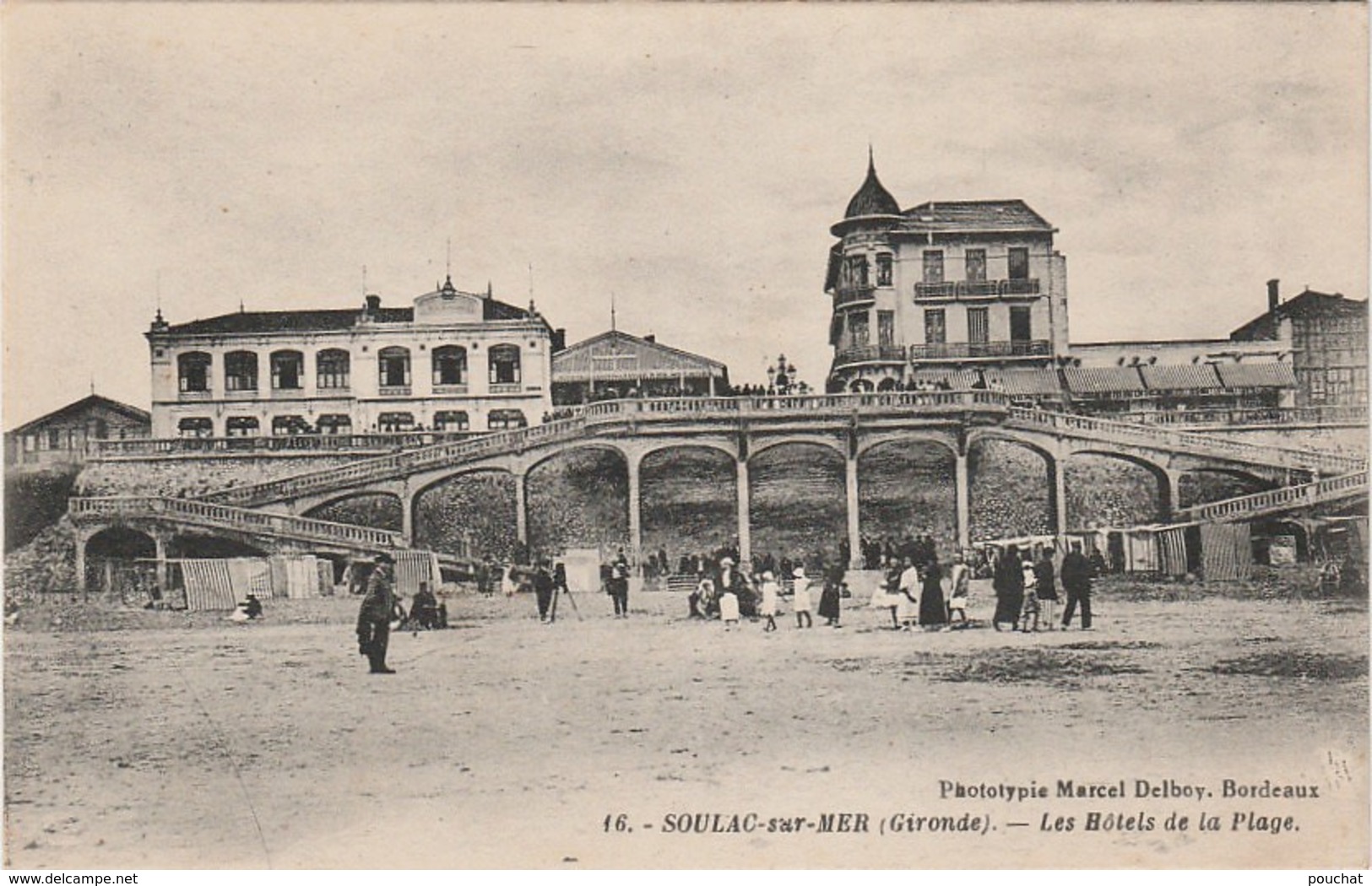 G5-33) SOULAC MER (GIRONDE) LES HOTELS DE LA PLAGE - (2 SCANS) - Soulac-sur-Mer