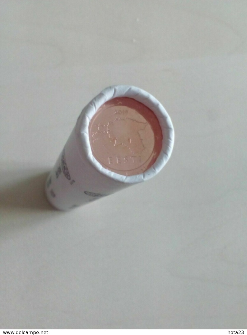 Estonia , ESTLAND , Eesti 2019 1 Euro Cent Coin Roll UNC 50 Coins - Estland