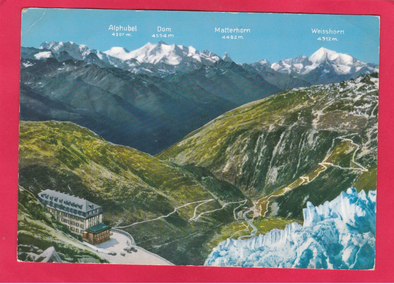 Modern Post Card Of Belvedere-Furka,Valais,, Switzerland.A28. - Other & Unclassified