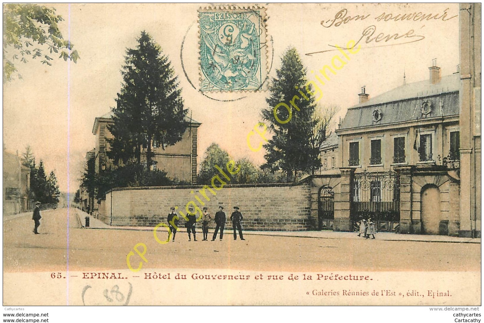 88. EPINAL . Hôtel Du Gouverneur Et Rue De La Préfecture . - Epinal