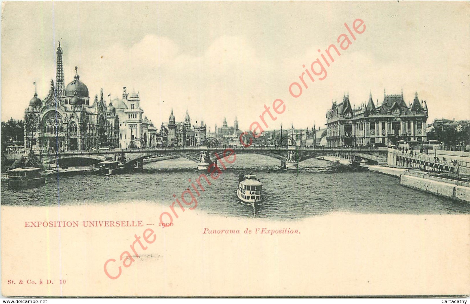EXPOSITION UNIVERSELLE 1900 .  Panorama . - Mostre