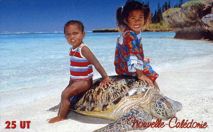 Telecarte De Nouvelle Caledonie NC 114 Enfants / Tortue - Nouvelle-Calédonie