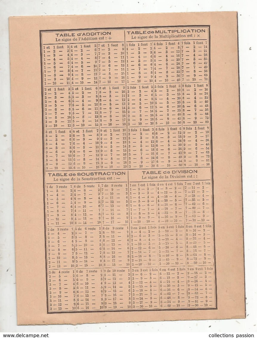 JC , Protége Cahier , LA TRIOMPHANTE , Ets MENU FRERES , POITIERS , 2 Scans , Frais Fr 1.95 E - Protège-cahiers