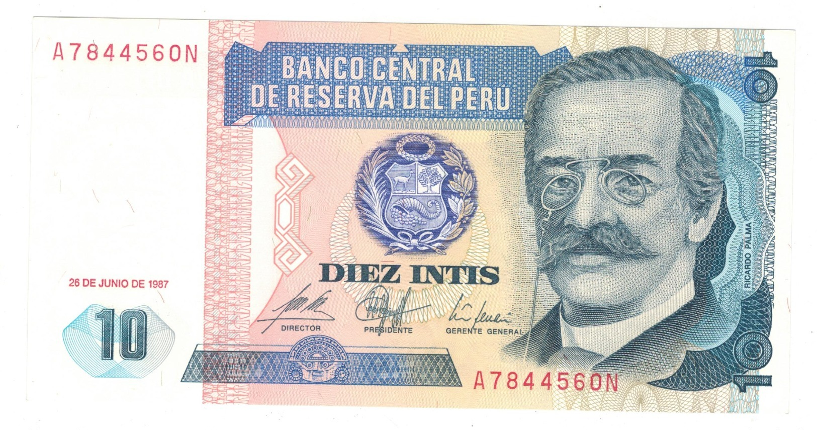 Peru 10 Intis, 1997. UNC. - Peru