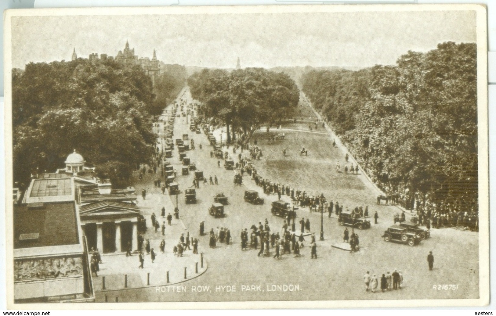 London; Rotten Row, Hyde Park - Not Circulated. (Valentine's) - Autres & Non Classés