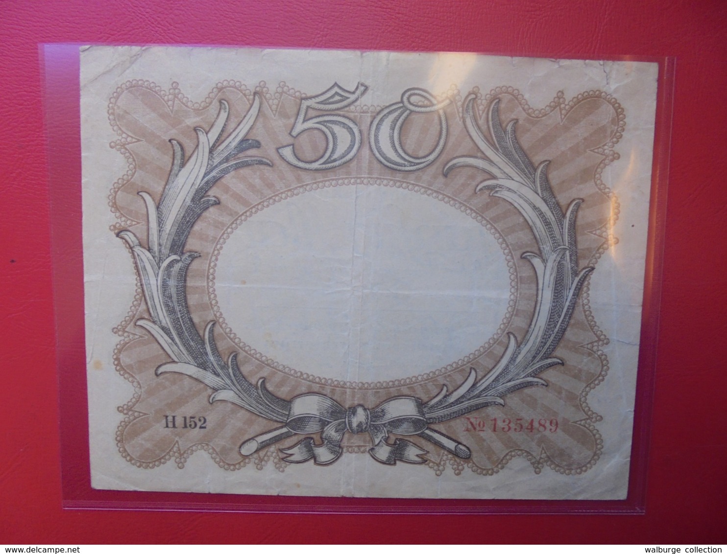 Reichsbanknote 50 MARK 30 NOVEMBRE 1918 CIRCULER (B.9) - 50 Mark