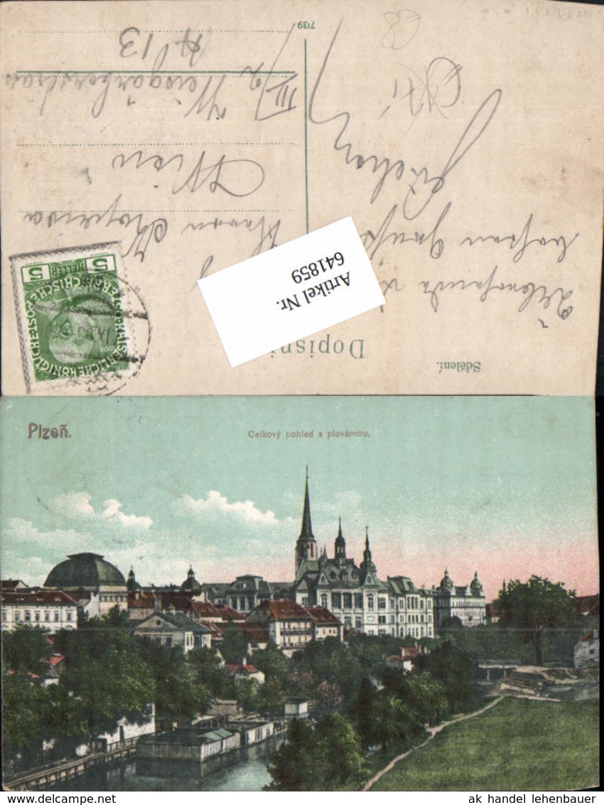641859,Pilsen Plzen 1908 - Ohne Zuordnung