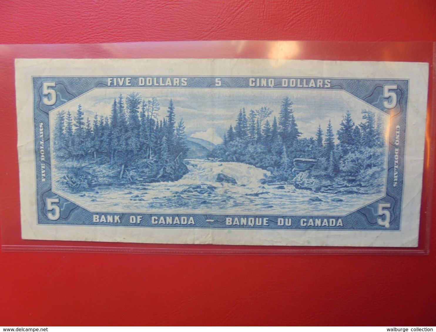 CANADA 5$ 1954 CIRCULER (B.9) - Canada