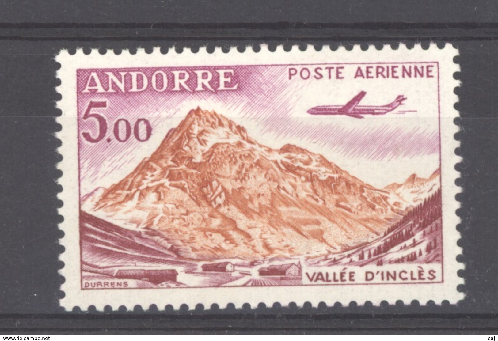 AN  -  Andorre  -  Avion  :  Yv  7  ** - Airmail