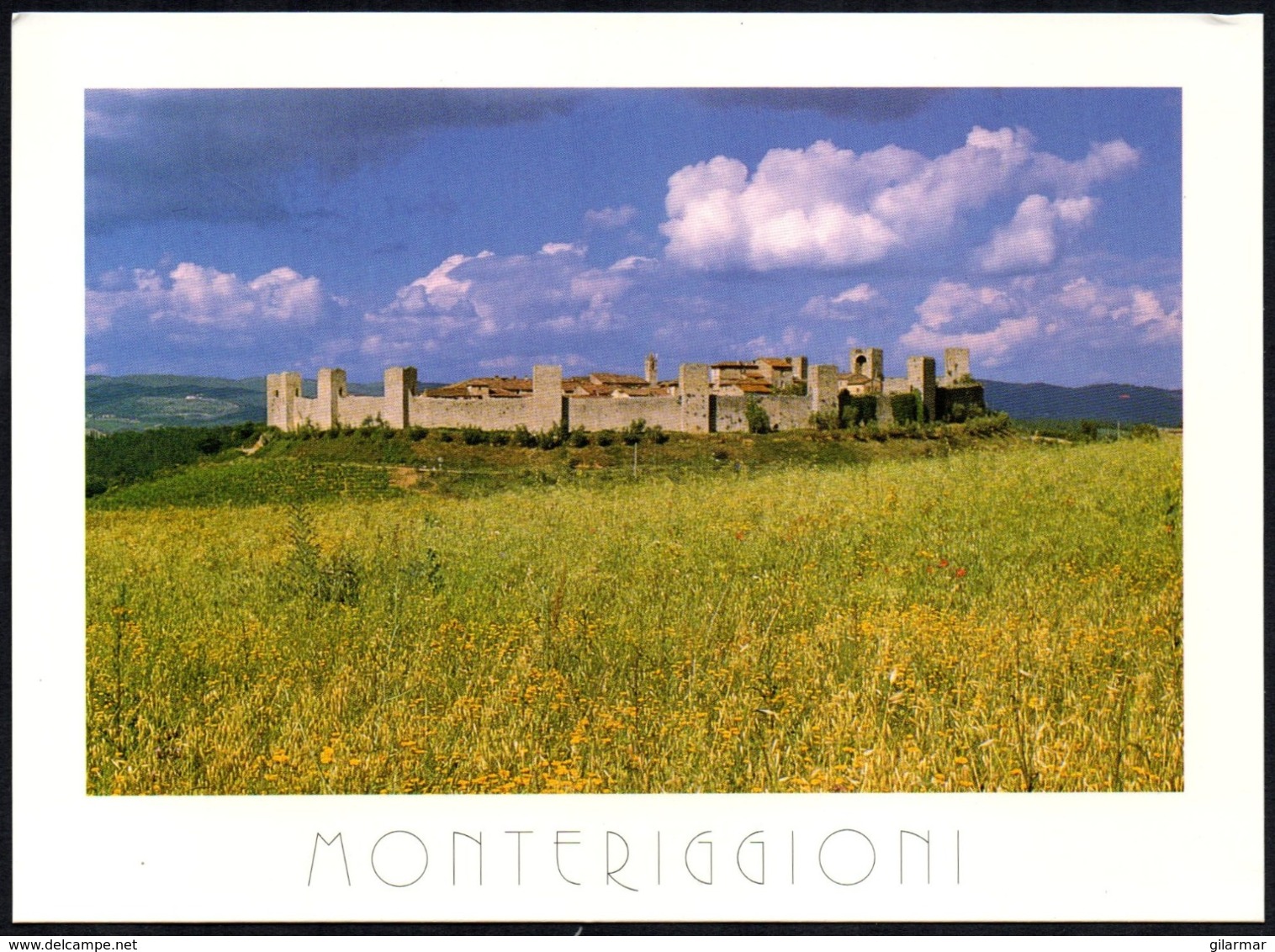 ITALIA - MONTERIGGIONI (SIENA) - PANORAMA - CARTOLINA NUOVA - Other & Unclassified