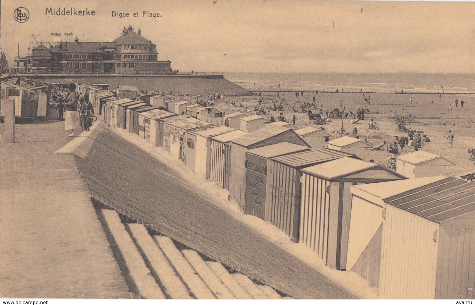 MIDDELKERKE /  DIJK STRAND EN CASINO - Middelkerke