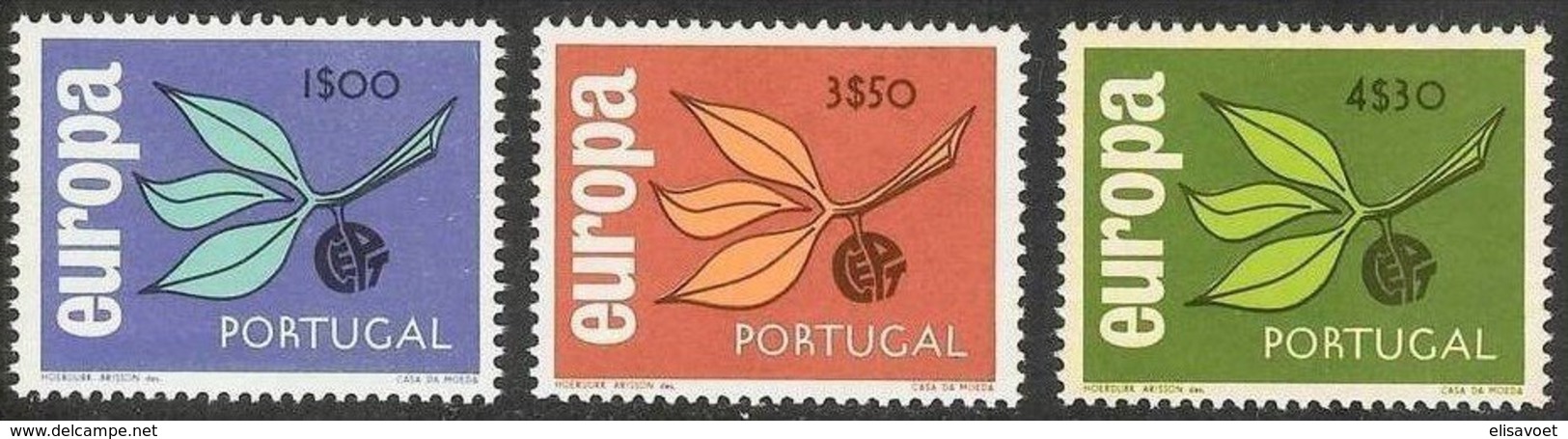 Portugal  1965 Yvertn° 971-973 *** MNH Cote 25 Euro  Europa Cept - 1965