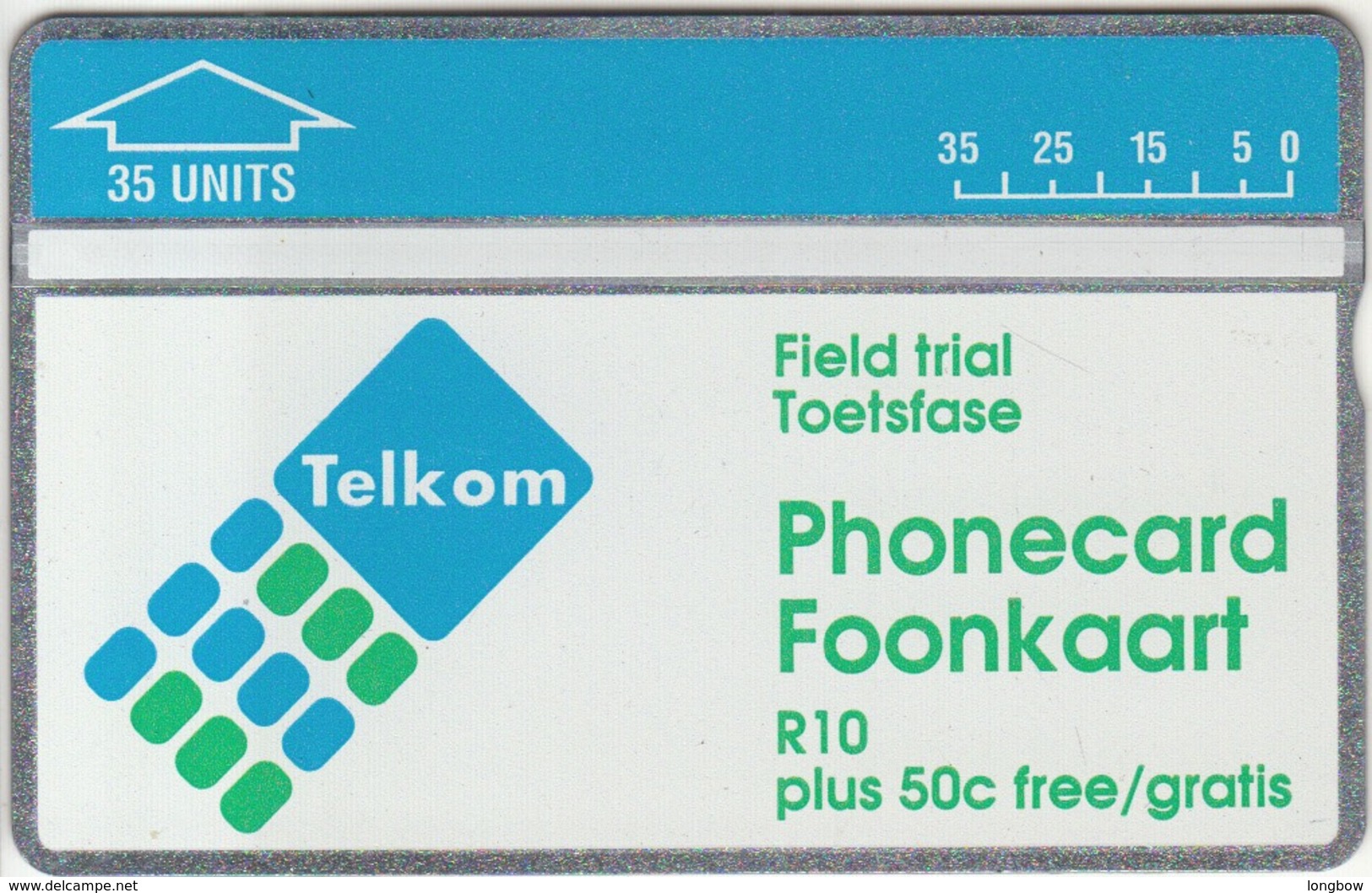 South Africa Telcom Trial Card 35 Units Cn.207A - Südafrika