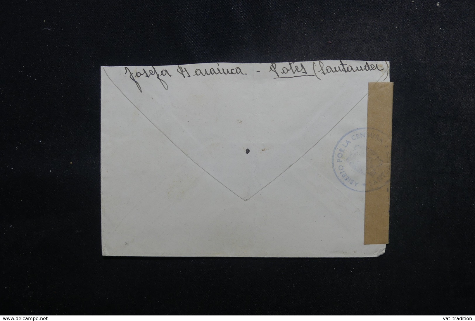 ESPAGNE - Cachets De Censures Sur Enveloppe De Potes Pour La Suisse En 1940 - L 47893 - Marcas De Censura Nacional