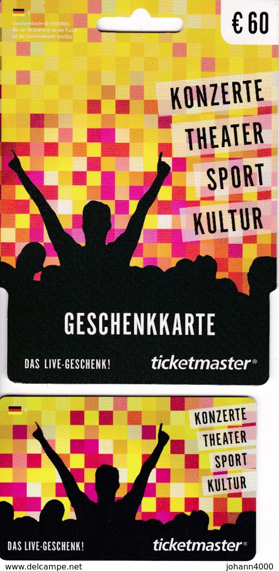 Geschenkkarte Konzerte Theater Sport & Kultur  Deutschland Card Gift - Gift Cards