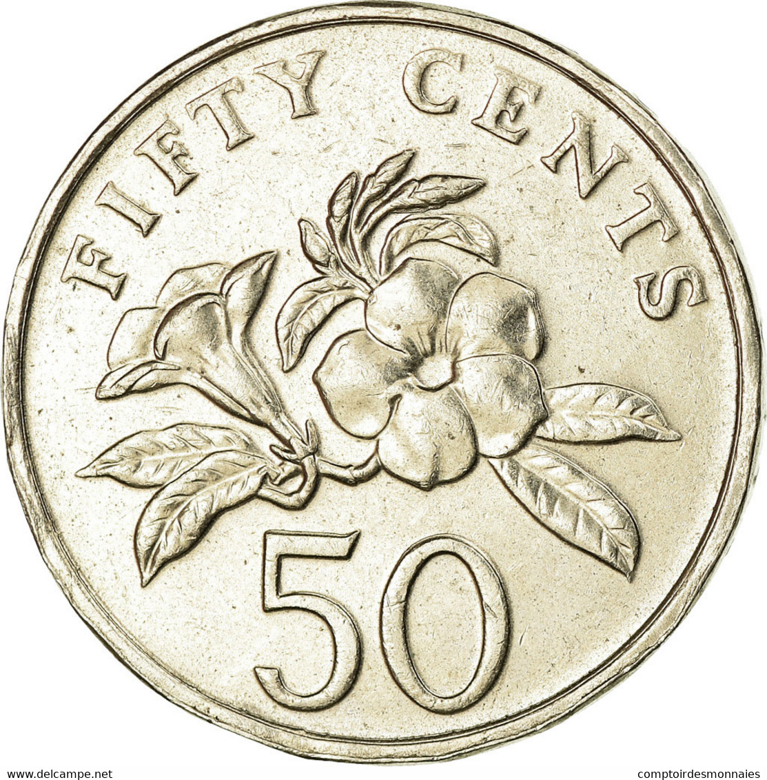 Monnaie, Singapour, 50 Cents, 2005, Singapore Mint, TTB, Copper-nickel, KM:102 - Singapour