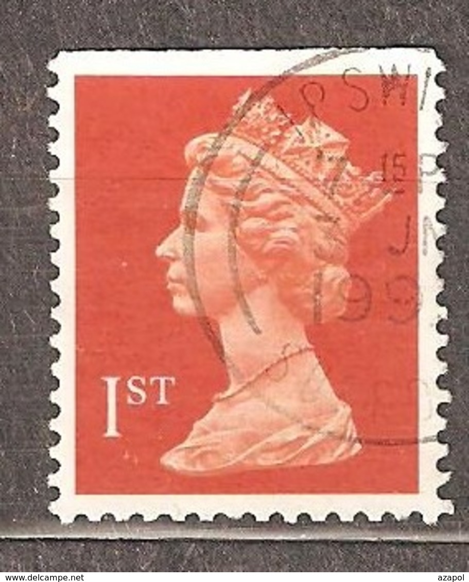 Great Britain: 1 Used Stamp From A Set, 1990, Mi#1280ADo - Série 'Machin'