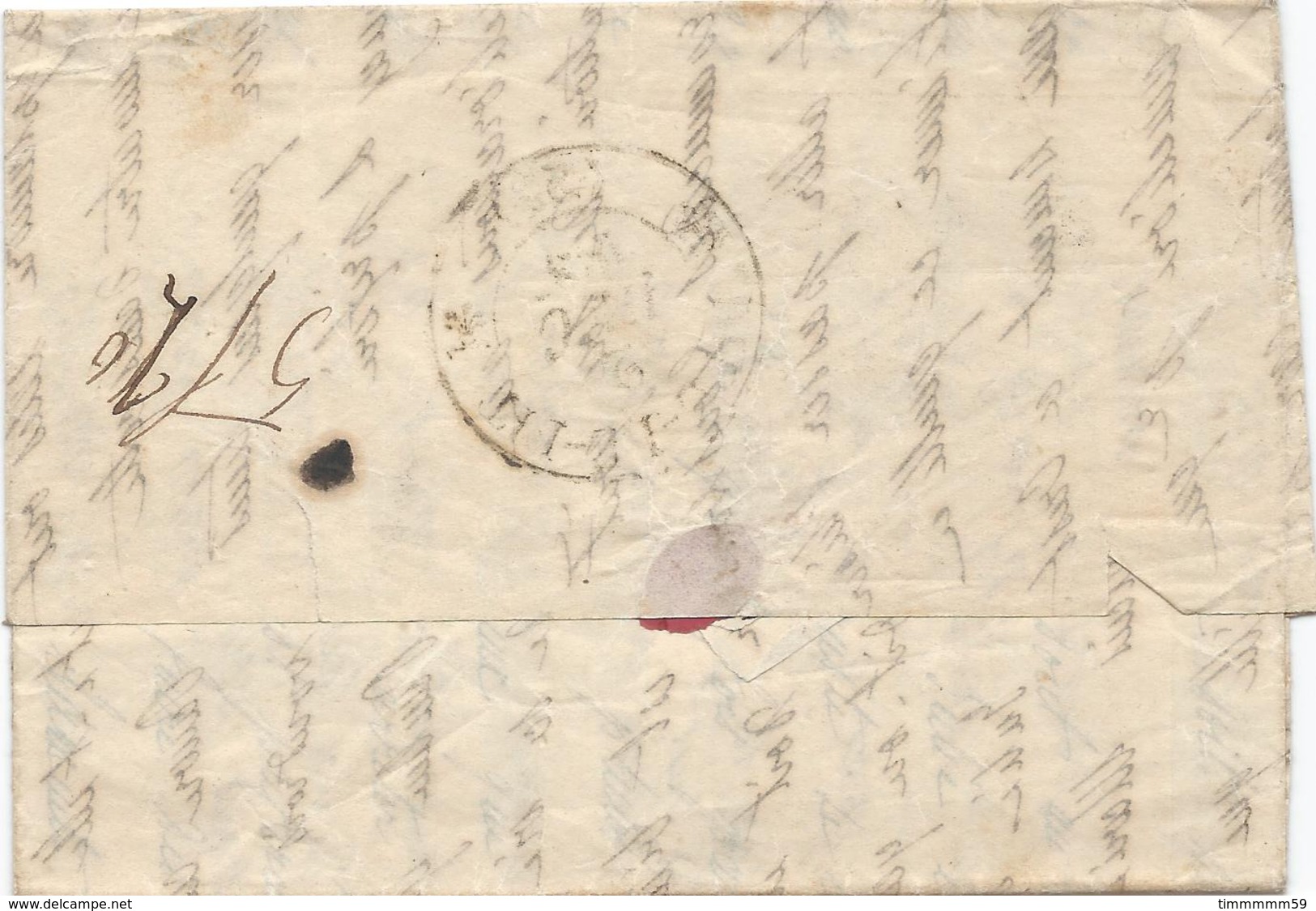 LT4825  Lettre Avec Courrier, Taxé De Annonay, Ardèche (6) Pour Dieu Lefit Du 1 Dec 1837 - 1801-1848: Précurseurs XIX