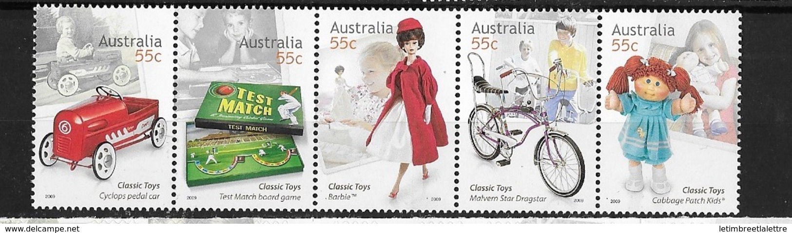 Australie N°3151 à 3155** Jouets Classiques - Altri & Non Classificati